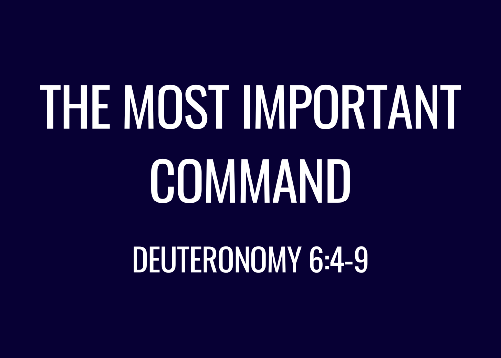 The Most Important Command
